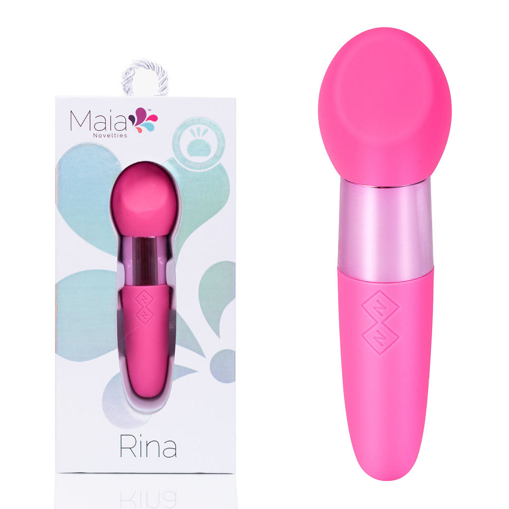 Maia RINA - Pink - Pink 13.3 cm USB Rechargeable Vibrator Maia Toys